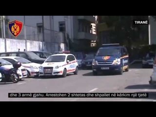 Kapet drogë e armë në Tiranë