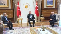 Cumhurbaşkanı Erdoğan Libya Devlet Yüksek Konseyi Başkanı Suveyhili Ile Görüştü