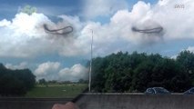 Mysterious Ring-Shaped UFO Appears in the Sky