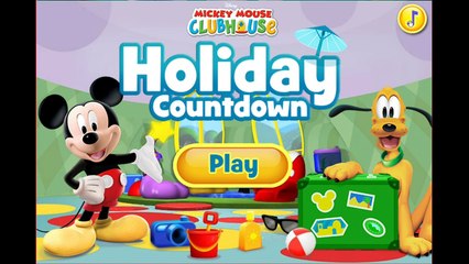 Dessin animé compte à rebours Jeu des jeux vacances dans souris Ceci vidéo Disney junior mickey clubhouse