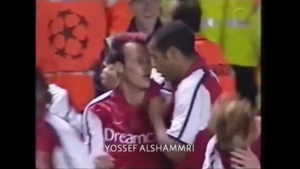 اهداف مباراة ارسنال ويوفنتوس 3-1 ابطال اوروبا 4/12/2001 يوسف سيف