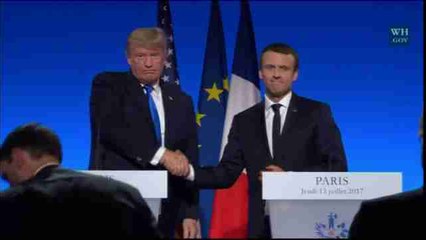 Macron y Trump apuestan por la sintonía en su encuentro en París