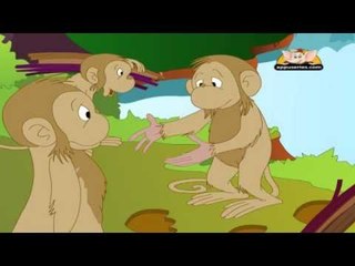 Jataka Tales in Gujarati - Monkey Chief and the Demon