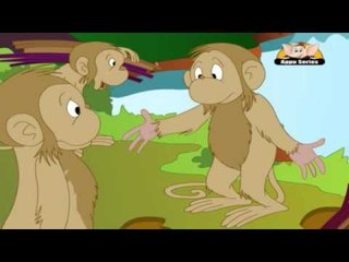 Monkey Chief and the Demon in Marathi - Jataka Tales