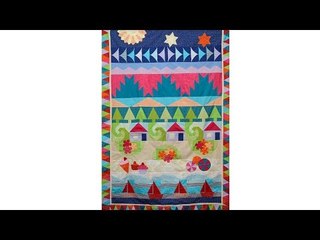 Jennie's Stripy Stripey Story Quilt by Jennie Rayment - Trailer video