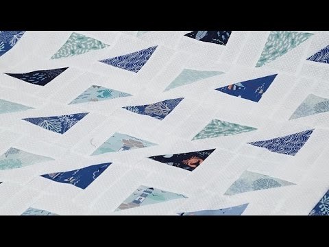 Modern Triangles quilt with Valerie Nesbitt (taster video)