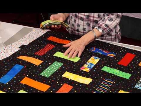 Woven rail scrap quilt with Valerie Nesbitt (taster video)