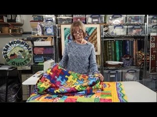Using the back of your quilt as inspiration - an idea from Valerie Nesbitt