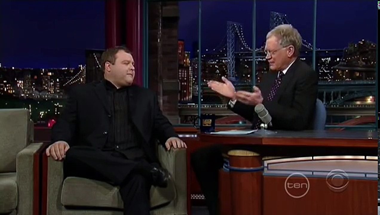 George Bush and David Letterman Impersonator Frank Caliendo on David Letterman