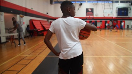This kid could probably beat you in basketball. He just finished third grade.