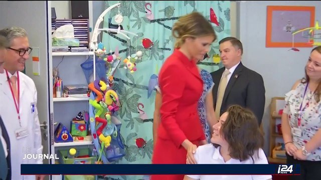 France - États-Unis: Brigitte Macron et Melania Trump passent la journée ensemble