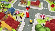 En video Niños para dibujos animados sobre los coches toda la serie en una fila de ambulancias colección de las mejores mu