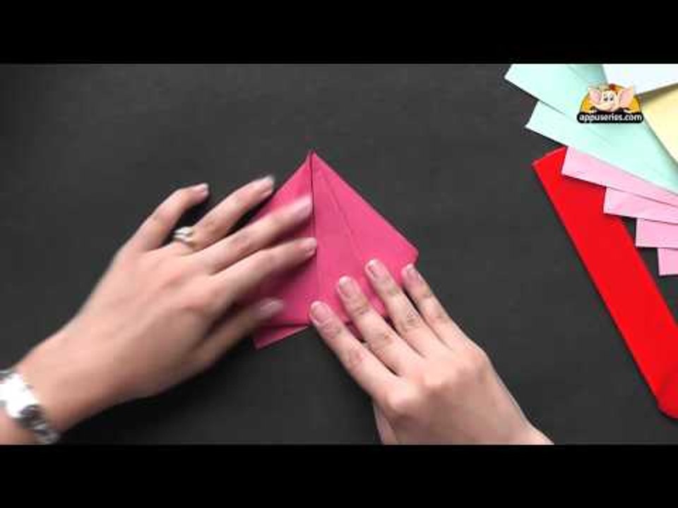 Origami in Telugu - Rose