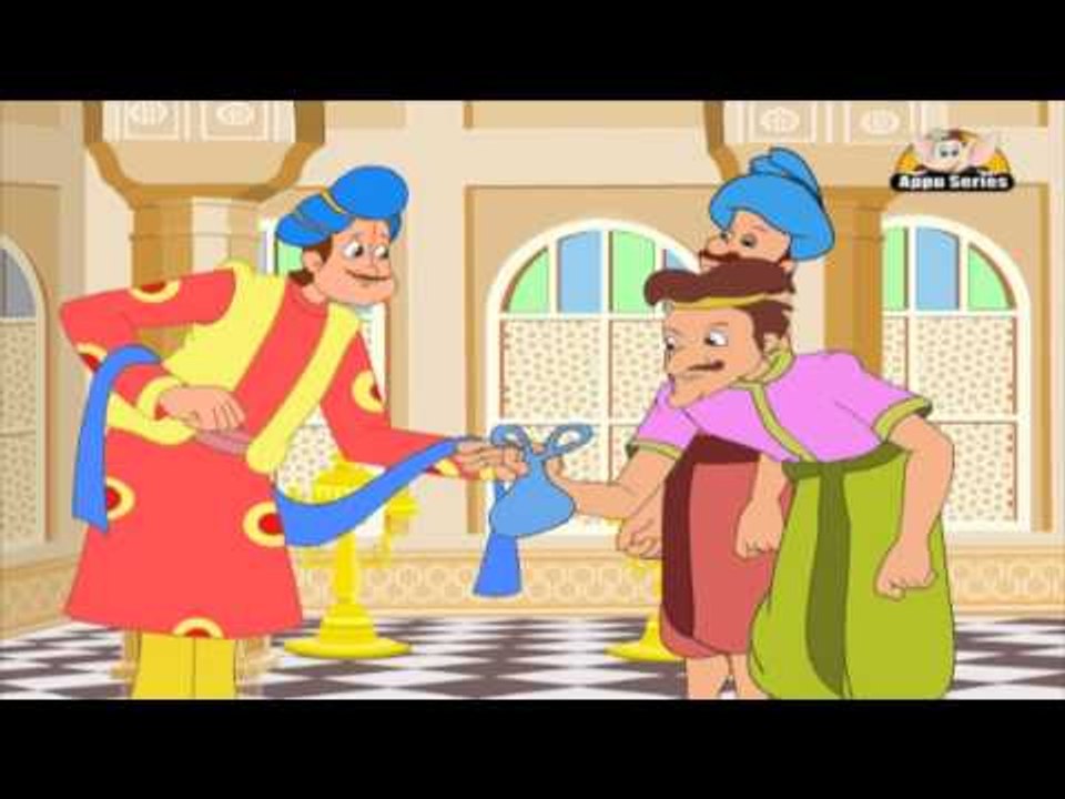 Akbar & Birbal Tales in Telugu - The Butcher & the Grain Merchant