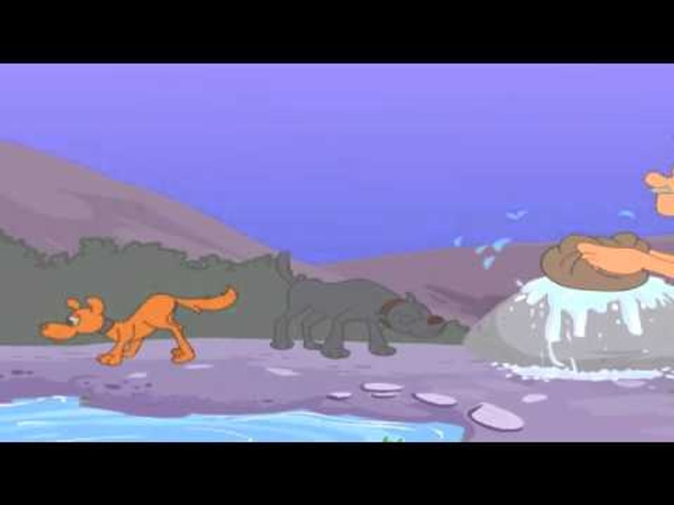 Panchatantra Tales in Telugu - The Blue Jackal