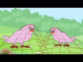 Panchatantra Tales in Telugu - There Strength in Numbers
