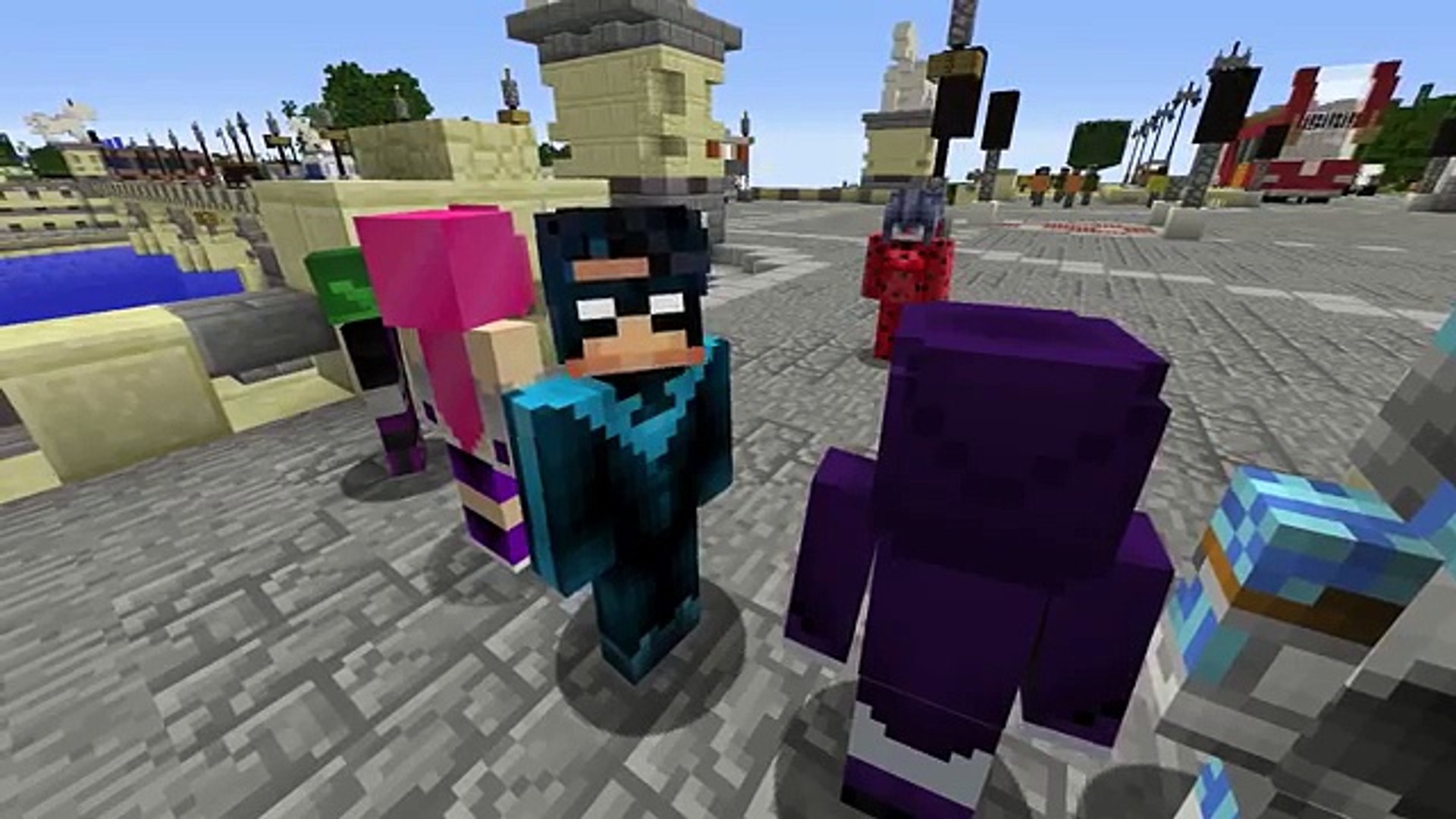 minecraft ladybug and cat noir