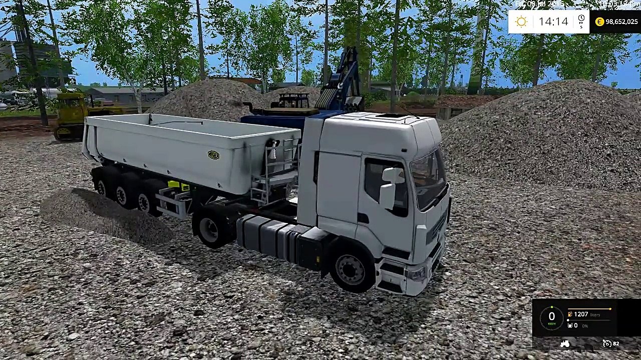 Farming Simulator 2015 #Map Frisian march/Construction/Renault Premium
