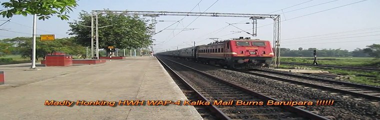 WAP-4 Kalka Mail Screams Baruipara !!!