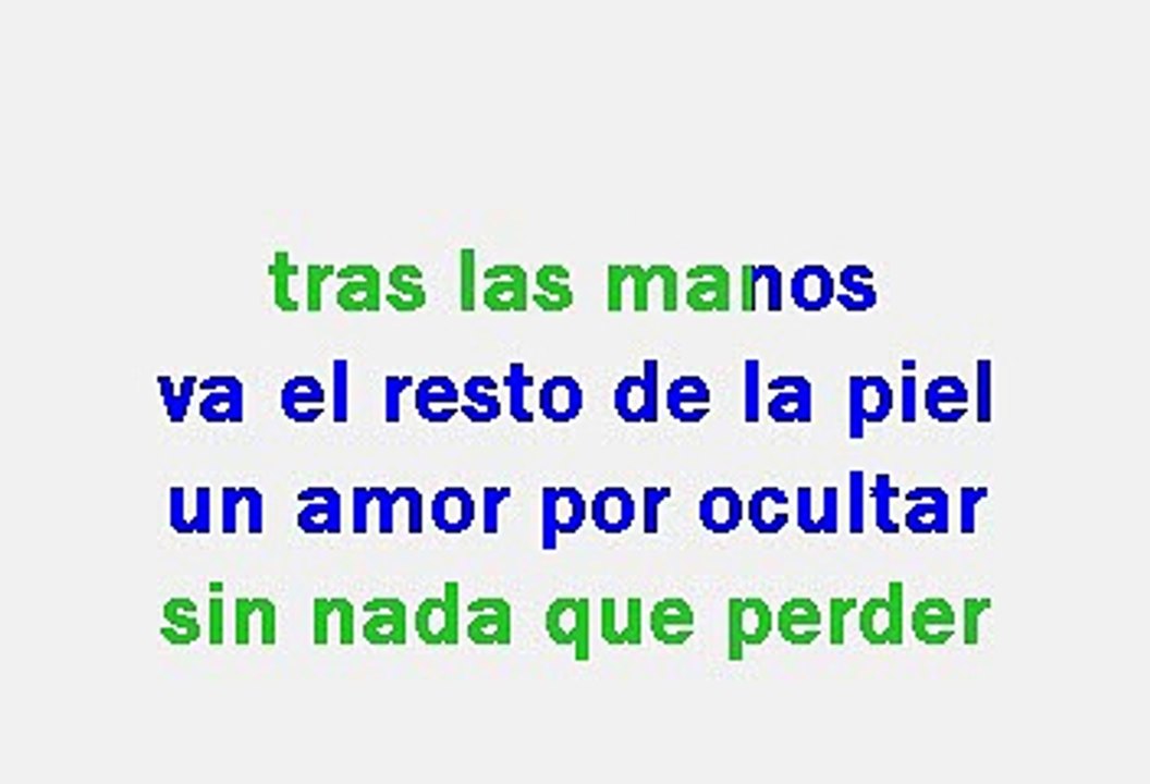 Mecano - Mujer contra mujer (Karaoke)