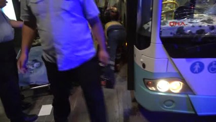 Konya Belediye Otobüsü Yolculara Çarptı 5 Yaralı