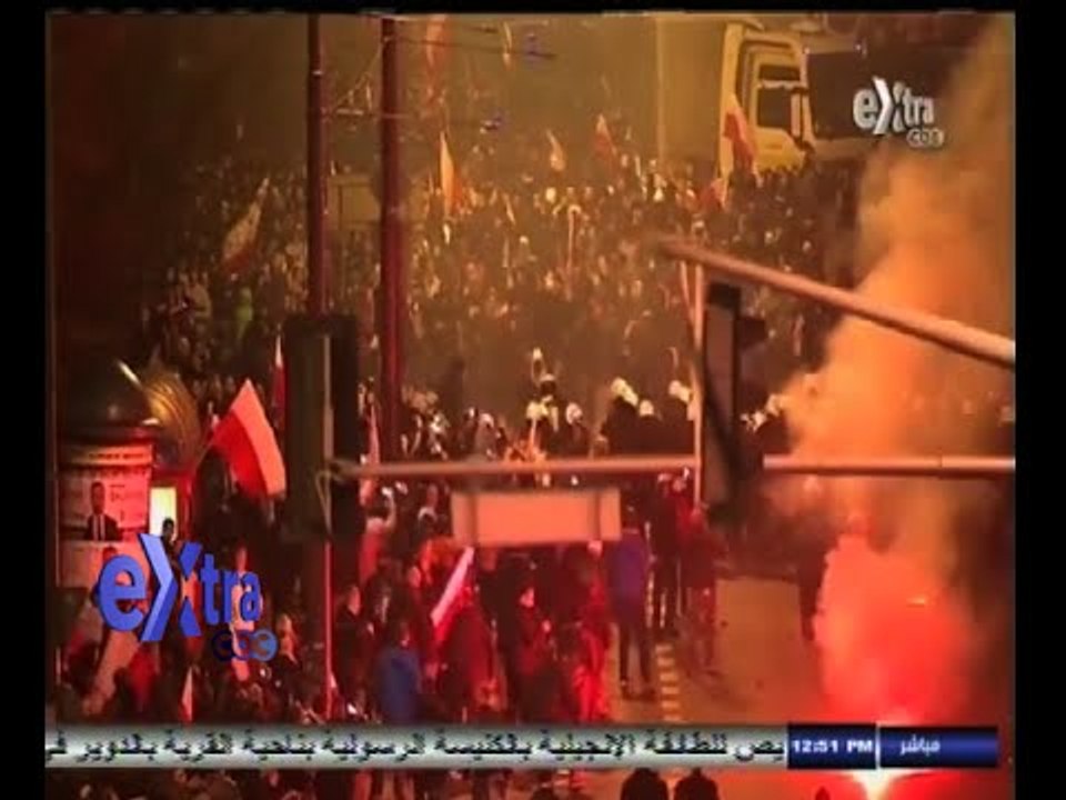 #غرفة_الأخبار | اشتباكات بين المتظاهرين والشرطة في بولندا بذكرى عيد الاستقلال