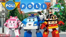Coche Feliz Nuevo rompecabezas año Niños para de dibujos animados rompecabezas poli AGV Robocar Poli