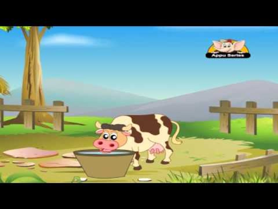 Animal Sounds in Telugu - Cow
