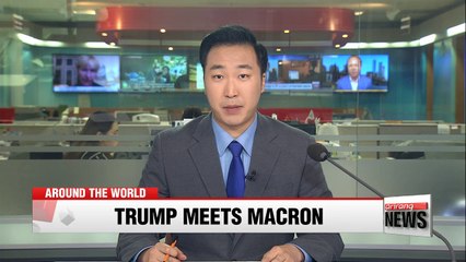 Télécharger la video: Trump hints at possible reversal of Paris Agreement during meeting with Macron