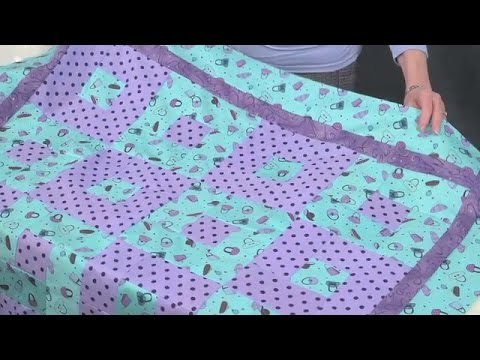Bright hope block quilt with Valerie Nesbitt (taster video)
