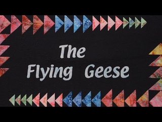 Flying Geese patchwork with Christine Porter (taster video)