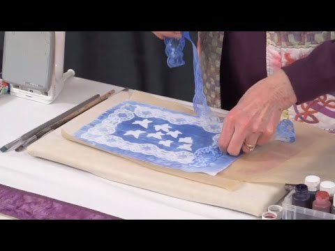 Printing with lace from Mary Gamester (taster video)