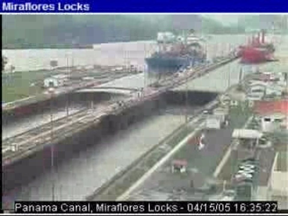 Canal do Panamá - 12 horas em 1 minuto