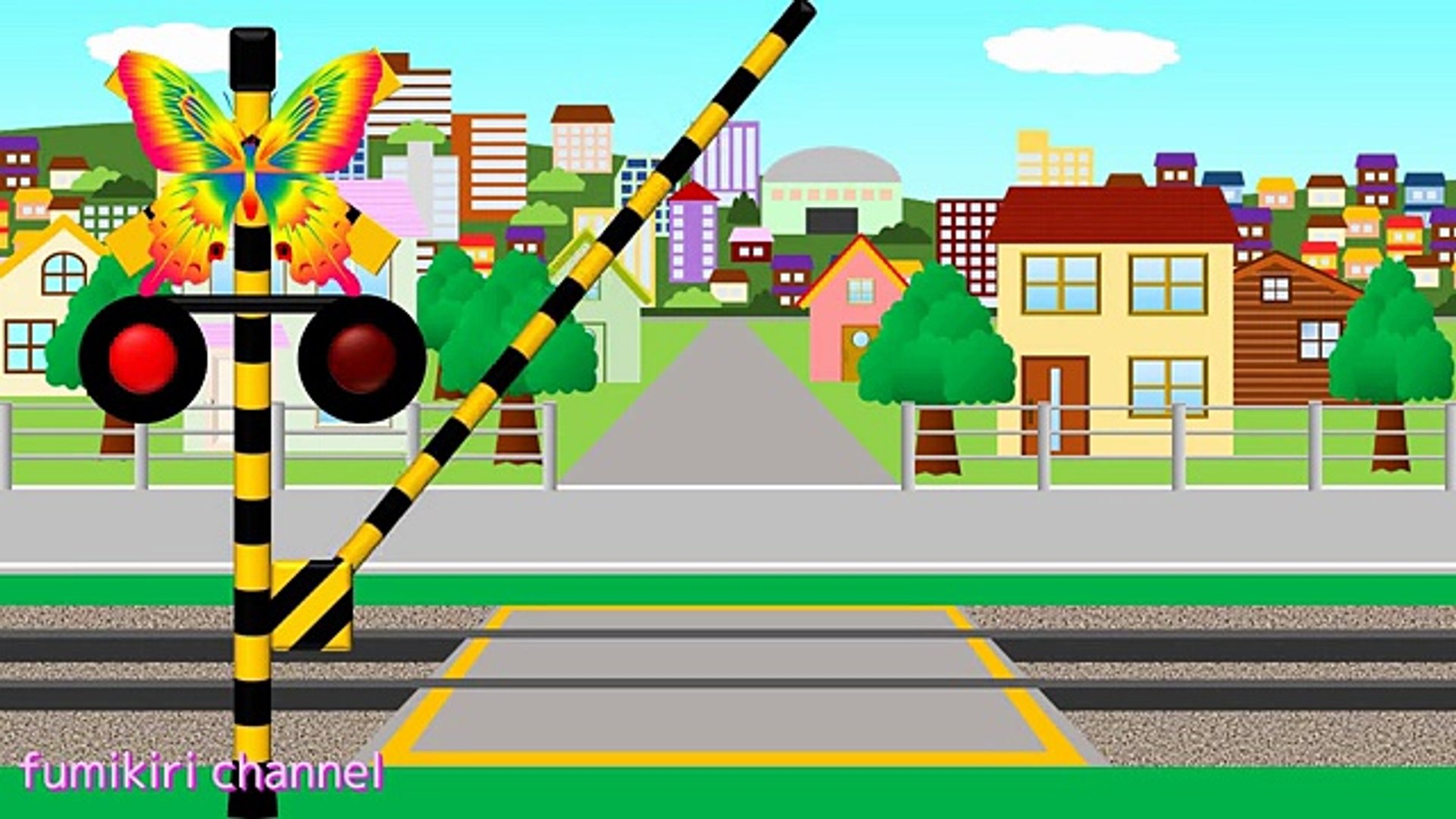 子供が好きな曲がながれる踏切 電車アニメ Railway Crossing Is Playing Music Video Dailymotion