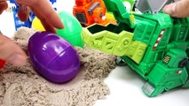 Coche Niños huevos huevos huevos para se vamos a proteger sorpresa juguetes con Trux up ~ dinotrux