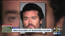 Man shoots cousin multiple times in Phoenix