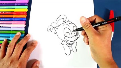 Una y una en un tiene una un en y y bebé para colorear dibujo ratón allí pasado dibujando coloreando pato donald mickey donal