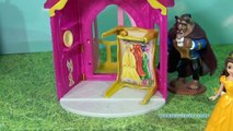 New Glitter Glider Castle Playset 7 Disney Princess MagiClip Dolls Flip n Switch by Funto