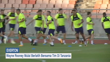 VIRAL: Sepakbola: Rooney Mulai Berlatih Bersama Everton Di Tanzania
