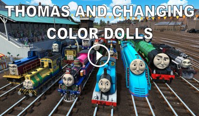 Thomas and Friends Baby Doll Toys changing colour by giving them Injection Ouuch it hurts see HOW