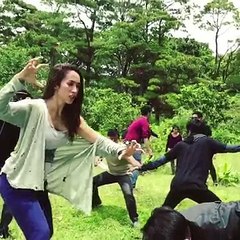 LA LUNA SANGRE - VERUSKA fight scene behind the scene 