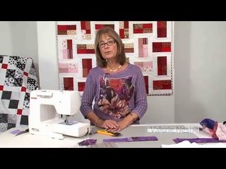 Easy Red & White scrap quilt with Valerie Nesbit (Taster Video)