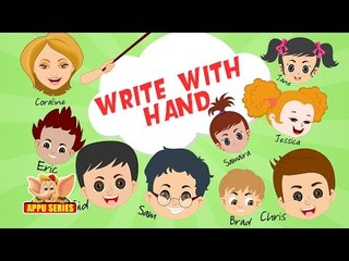 Funny Classroom Joke - Write with Hand