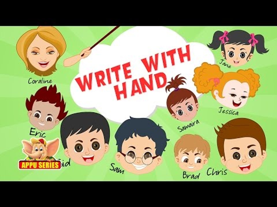Funny Classroom Joke - Write with Hand