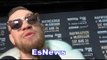 Conor McGregor On What He Learned About Boxing When He Came To Conlan Fight EsNews Boxing