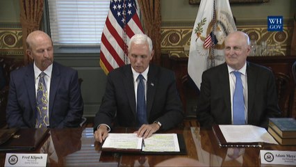 Vice President Pence Looks For Political Support From Philanthropists