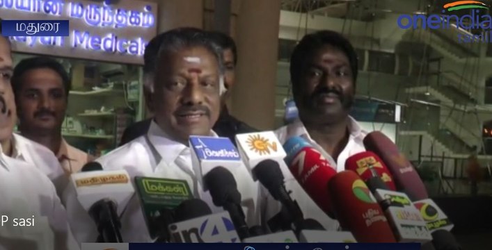 Investigation Going On Sasikala's Case Says OPS-Oneindia Tamil