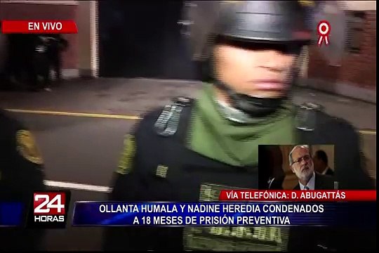 Daniel Abugattás: “Ollanta y Nadine están en la cárcel sin que exista una acusación”