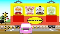 アンパンマン アニメ ❤️ 列車で行く ❤ アンパンマン あかちゃんまん おむすびまん カツドンマン ❤ おもしろアニメ anpanman go by train