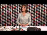 Hand sewing a tumbling blocks quilt with Valerie Nesbitt (Taster Video)